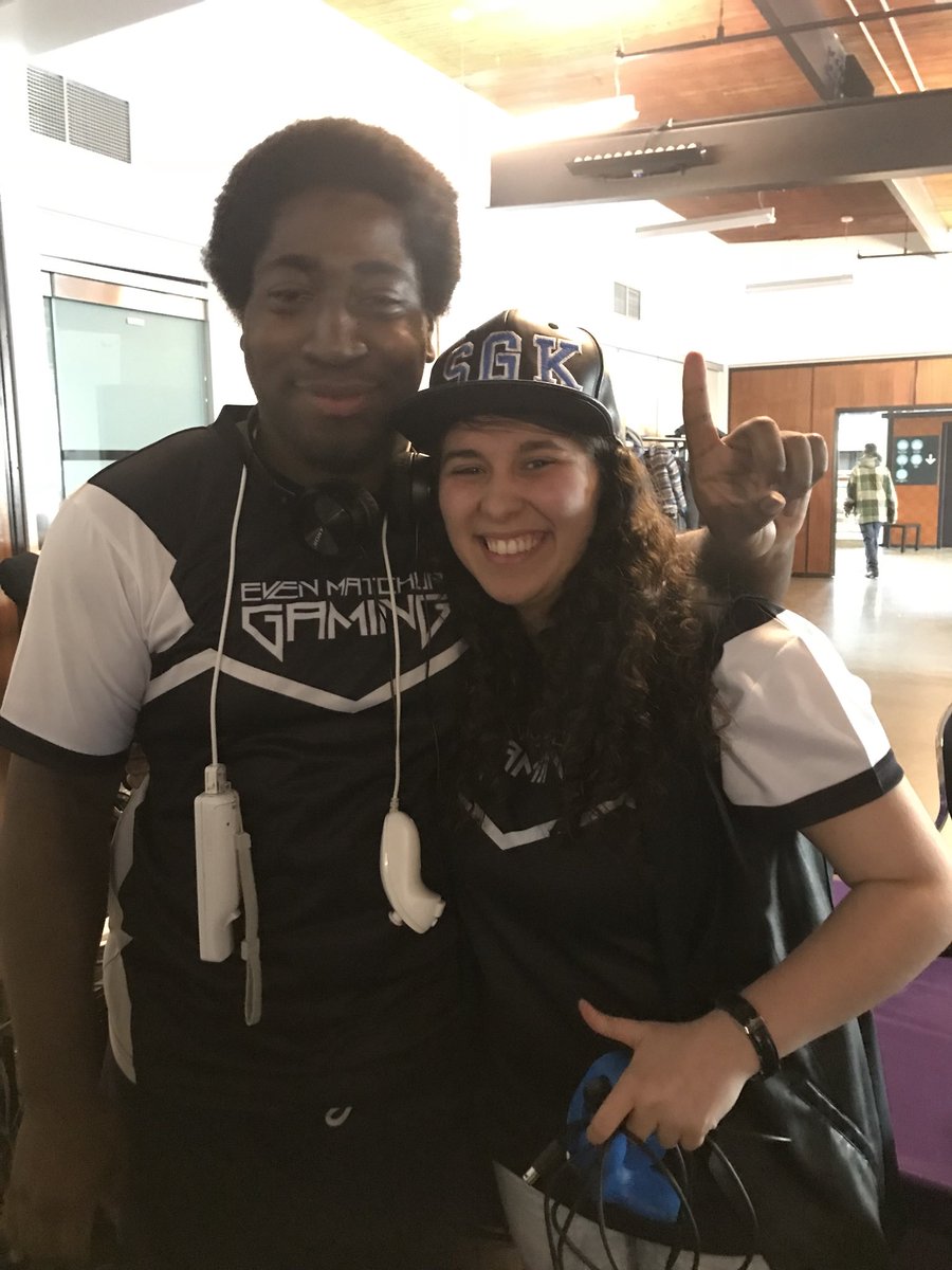 SuperGirlKels's tweet photo. Me and @blacktwins13 won smash 4 doubles at #PIXEL2018 with Double Kirby as our main team! 😂<(-‘.’-)^ thanks for teaming with me! Now for singles! we both made it out of pools winners side 💪 bracket begins 6:30! @EvenMatchup https://t.co/sW2k7siuNM