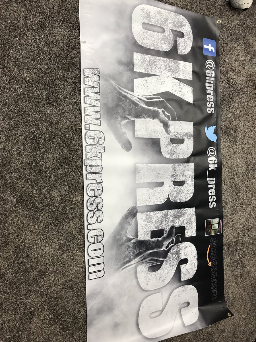 6k_press's tweet photo. We were ready for Comicon in July, now thanks to the mad skill of @joelmgarver we are #pumped for it!!! #letsdothis #zombie #wereonlygettingstarted https://t.co/1W8H96Y93o