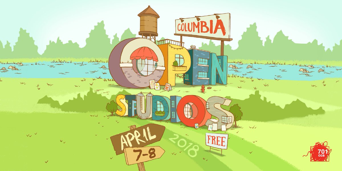 701CCA's tweet photo. Thank you to everyone who came out + explored local artists' studios in their neighborhood [or across town]! ✨Share your pics using hashtag #ColaOpenStudios. Hit the rest of the studios beginning tomorrow at noon! 🙌 https://t.co/Ysrgnd3Ki7