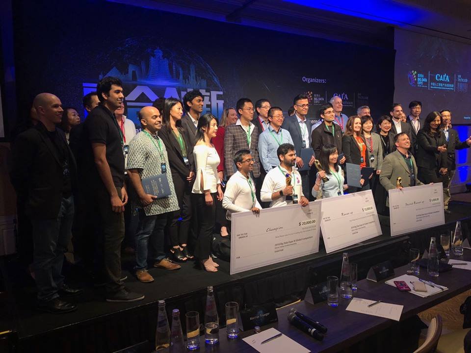 TechCodeGlobal's tweet image. The 2018 Big Data Expo and Global AI Competition was a huge success! The evening saw 10 diverse startups pitch their products to an amazing panel of judges. The competition was tight but in the end the grand prize was taken home by Cocoon Cam! Congratulations!
