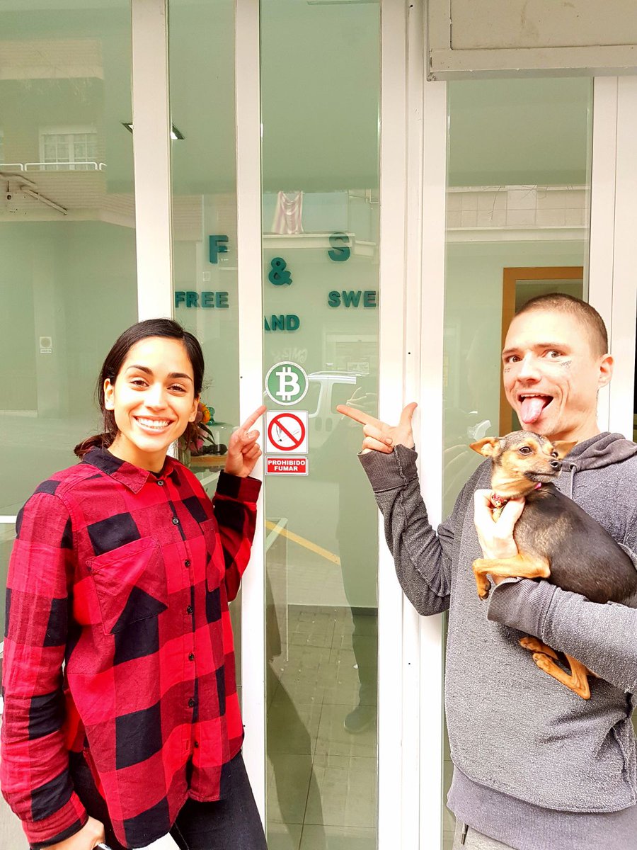 BCHadoption's tweet photo. Here is the first bakery who joined the @realBitcoinClub #BCHforEveryone movement in Barcelona. Free&amp;Sweet is offering a 12% discount on all #Bitcoin payments. We need your support to onboard the next shop! Tippr very appreciated! Otherwise: https://t.co/ICDJPRkCbO Thank you!!! https://t.co/ilprM9L1Wj