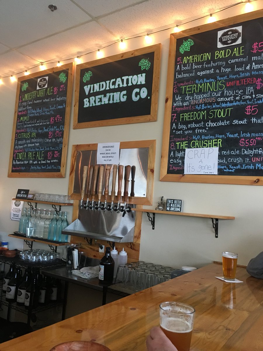 SciFiGal09's tweet image. Last weeks of Vindication Brewing, closing April 28! #vindicationbrewing #closing #craftbeer #coloradobrewery