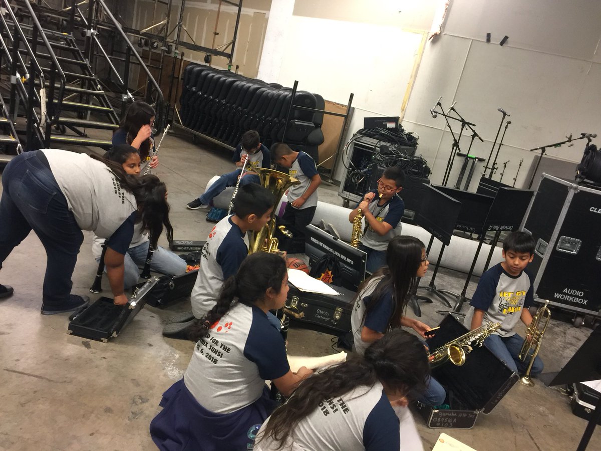 normaaguayo2's tweet photo. Cartwright band students rocked the Sun’s Pregame Show!
@cartwrightElem https://t.co/iJmZu9BWez