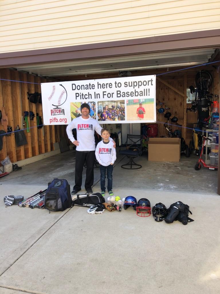 We toughed out the cold for <a href="/PitchInBaseball/">Pitch In Baseball</a>.  Still waiting for a couple businesses scheduled to bring new USA bats and a couple catchers gloves. Both are much needed items. Also lots of <a href="/ThePitchPad/">The Pitch Pad</a> training pads being donated.  Keep the gear coming, we ship out in a few weeks.