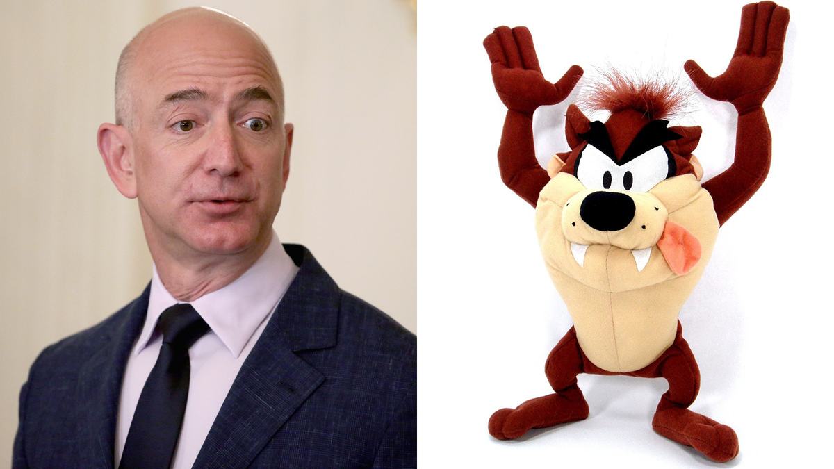 ClickHole's tweet photo. How The Mighty Have Fallen: Jeff Bezos Has Blown His Entire Fortune Trying To Win A Giant Stuffed Taz At Six Flags https://t.co/ahnAmwZqzd https://t.co/KG7tZgYQth
