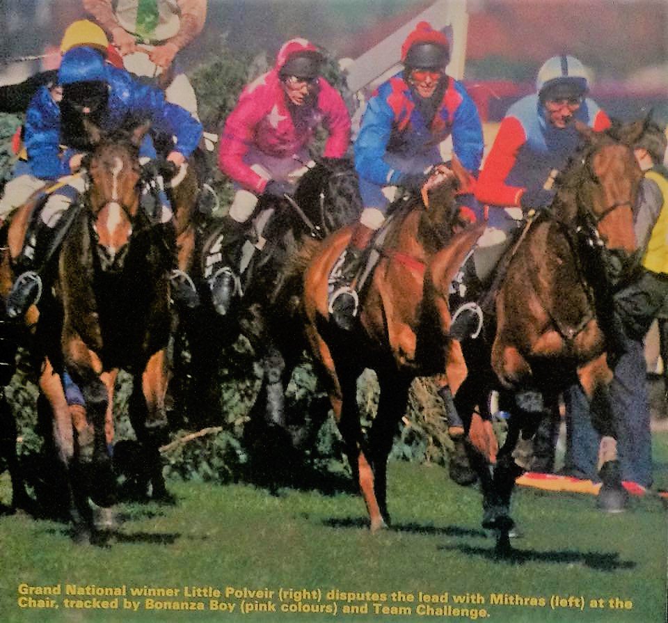 AnaglogsDaughtr's tweet photo. Bryony Frost aims to follow in her father's footsteps in Grand National

Pics: Jimmy @FrostRacingClub winning the National on Little Polvier and another favourite of his he rode was Champion Hurdle winner Morley Street, seen here winning the @BreedersCup 
https://t.co/l1MC1PiXf5 https://t.co/pfsvKuufCY