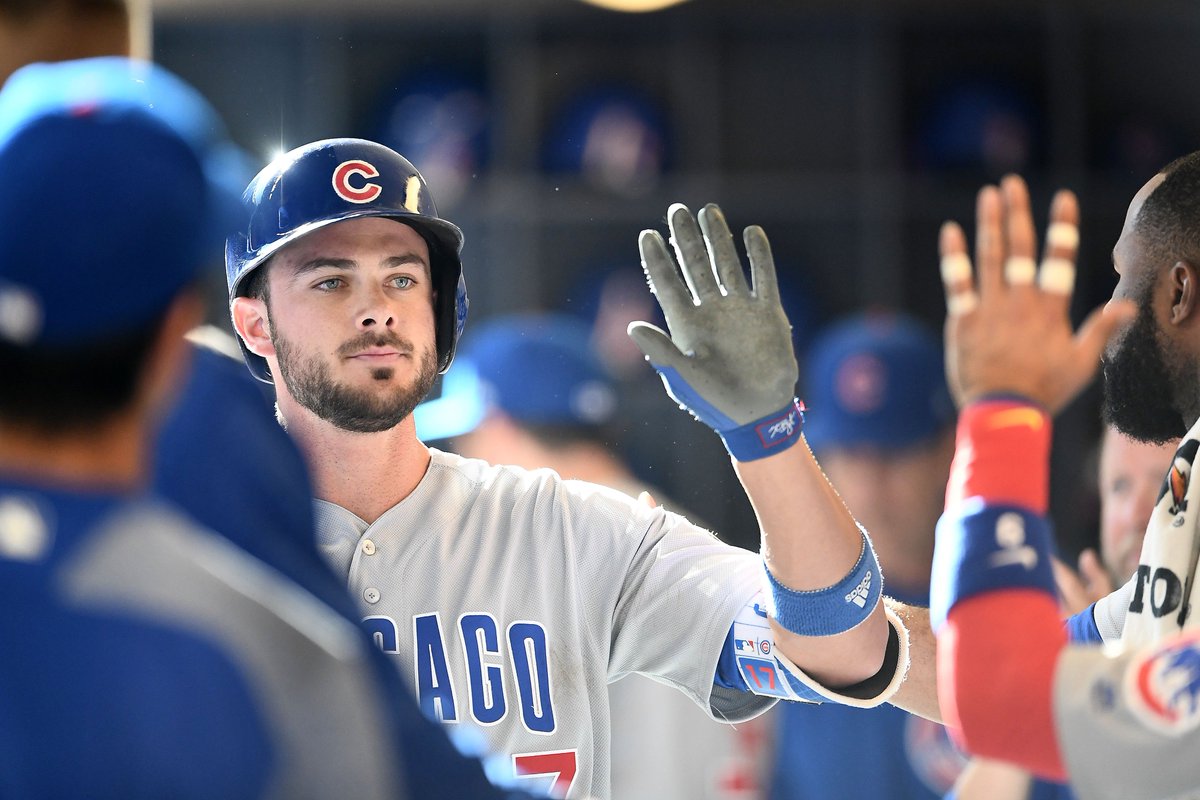 Cubs's tweet photo. Single.
Walk.
Homer.
Triple.
Sparkle. https://t.co/7aXmvZ3mLU