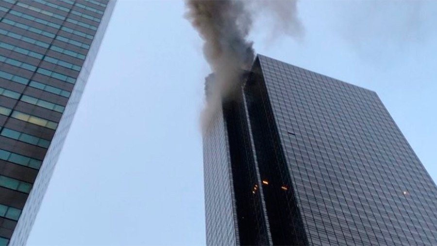 One dead during fire at Trump Tower - Democrats celebrate and cheer