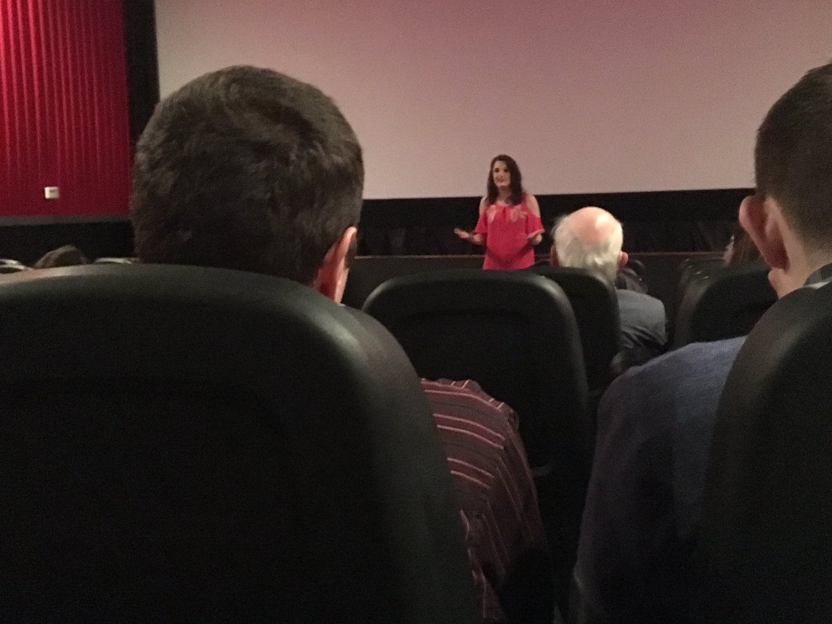 JRyanTV's tweet photo. @EvaCBS2Iowa presenting her film #ADifferentScript at #CRIFF.π½π₯πΉ (Spoiler π¨: IT IS AWESOME!) ππ» Way to go girl! https://t.co/6R1iBz2HhS