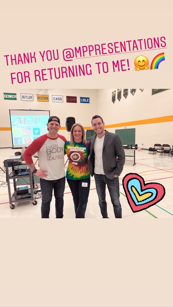 DGTLifeSkills's tweet photo. @snowflake_2018 @MPPresentations bringing their “A” game! #much❤️ #goodthings #beextraordinary 🌈👍🏼🤗#Return2Aramburu https://t.co/NKfn5qIwLM