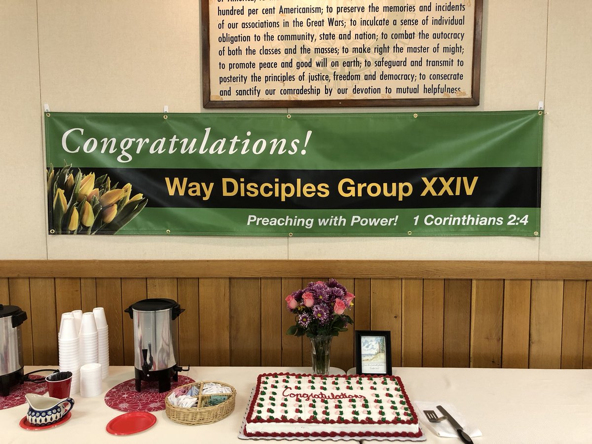 tonythomas87's tweet photo. The Way Disciples did a good work for God. You are awesome. 😎 https://t.co/MVYHlf9K9S