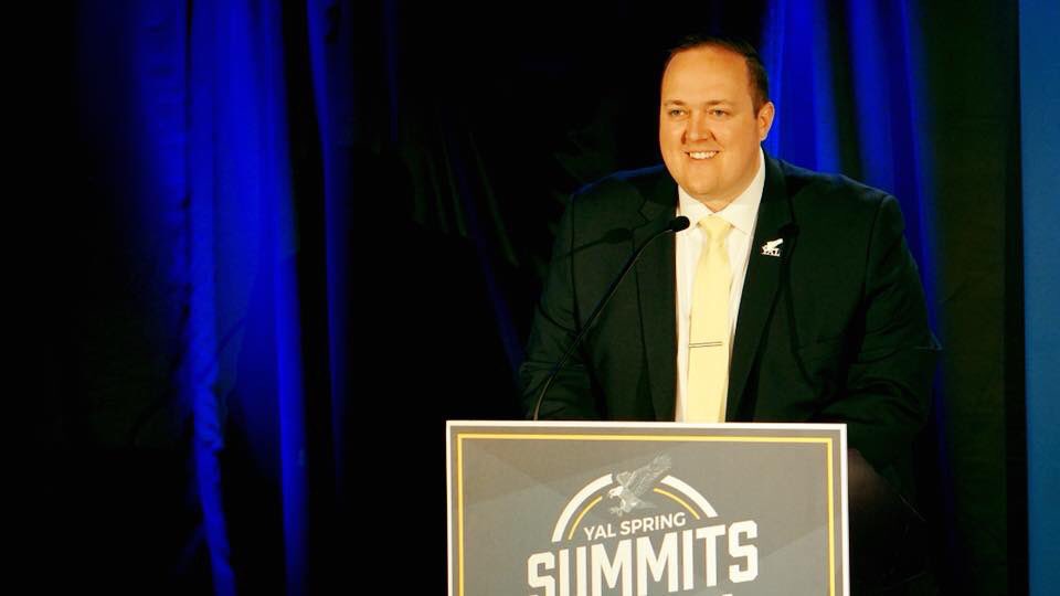 Maloney's tweet photo. That’s a wrap! 489 activists trained in St. Louis today... the second largest training event in @YALiberty history. This is how we #MakeLibertyWin https://t.co/DxZ9FkohyL