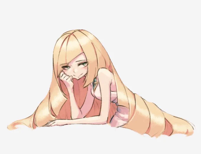 Lusamine. I liked how this one from yesterday's sketch turned out 