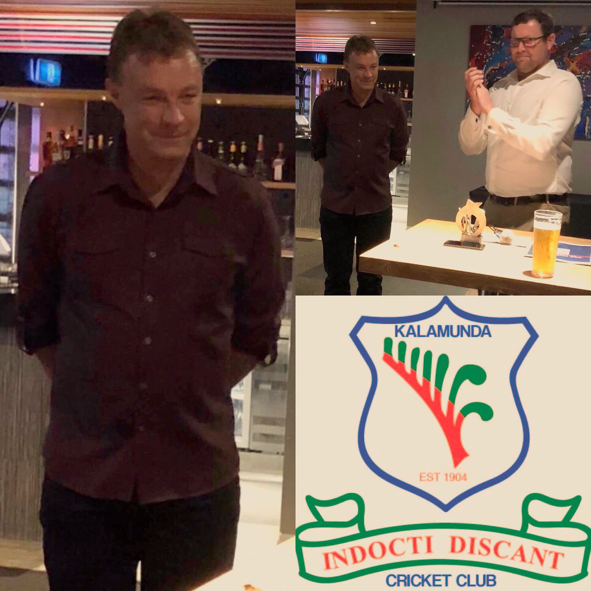 KalaCricketClub's tweet photo. Congratulations to Kevin Rendell for winning the KCC Best Clubperson for 2017/18! https://t.co/9Hsh2bNNtK