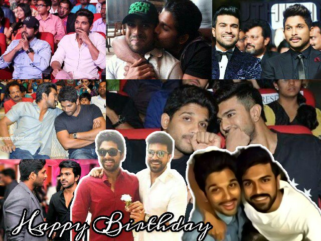 Wish you a very Happy Birthday To Stylish Star Allu Arjun From Ram Charan Fans. 