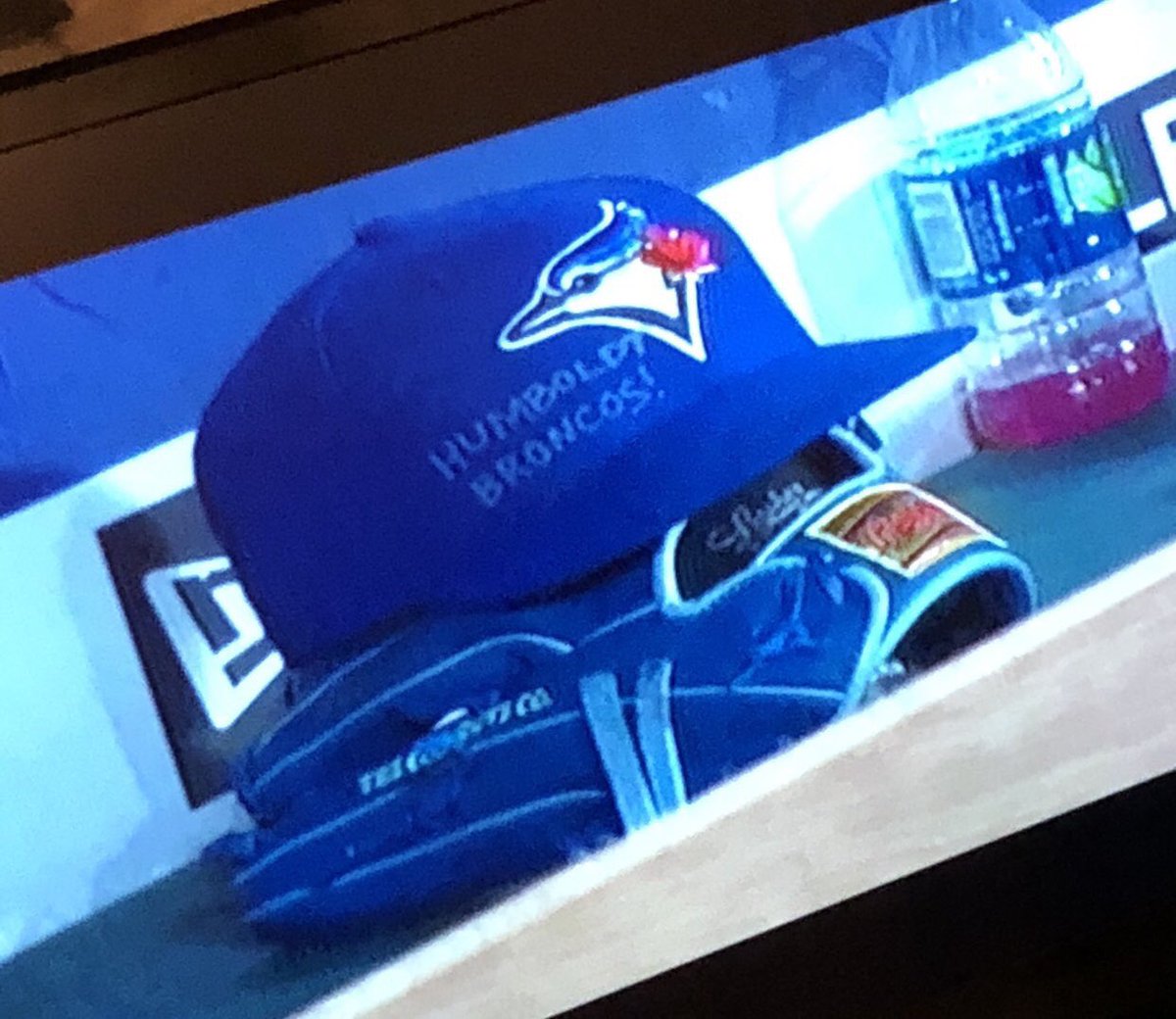 I’ll bounce back and get better. Promise. Prayers still with #HumboldtBroncos and everyone involved. Way too tragic. Going to auction off the hat I wore today with all proceedings going towards the cause. Stay strong! 🇨🇦 <a href="/BlueJays/">Toronto Blue Jays</a>