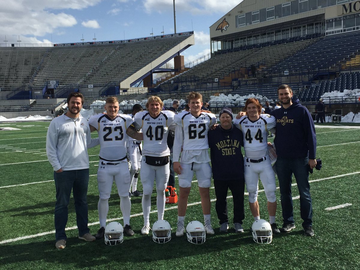 BJ_Robrtsn's tweet photo. Great Day to Be a Bobcat  #406Specialist #Spring18
#BLUEcollarGOLDstandard
@CamErickson33 @Bailey21T @JPadmos12 @loganmac23 @jacobbyrne22 @rockyhogue56 https://t.co/xR7Ov1zqWc