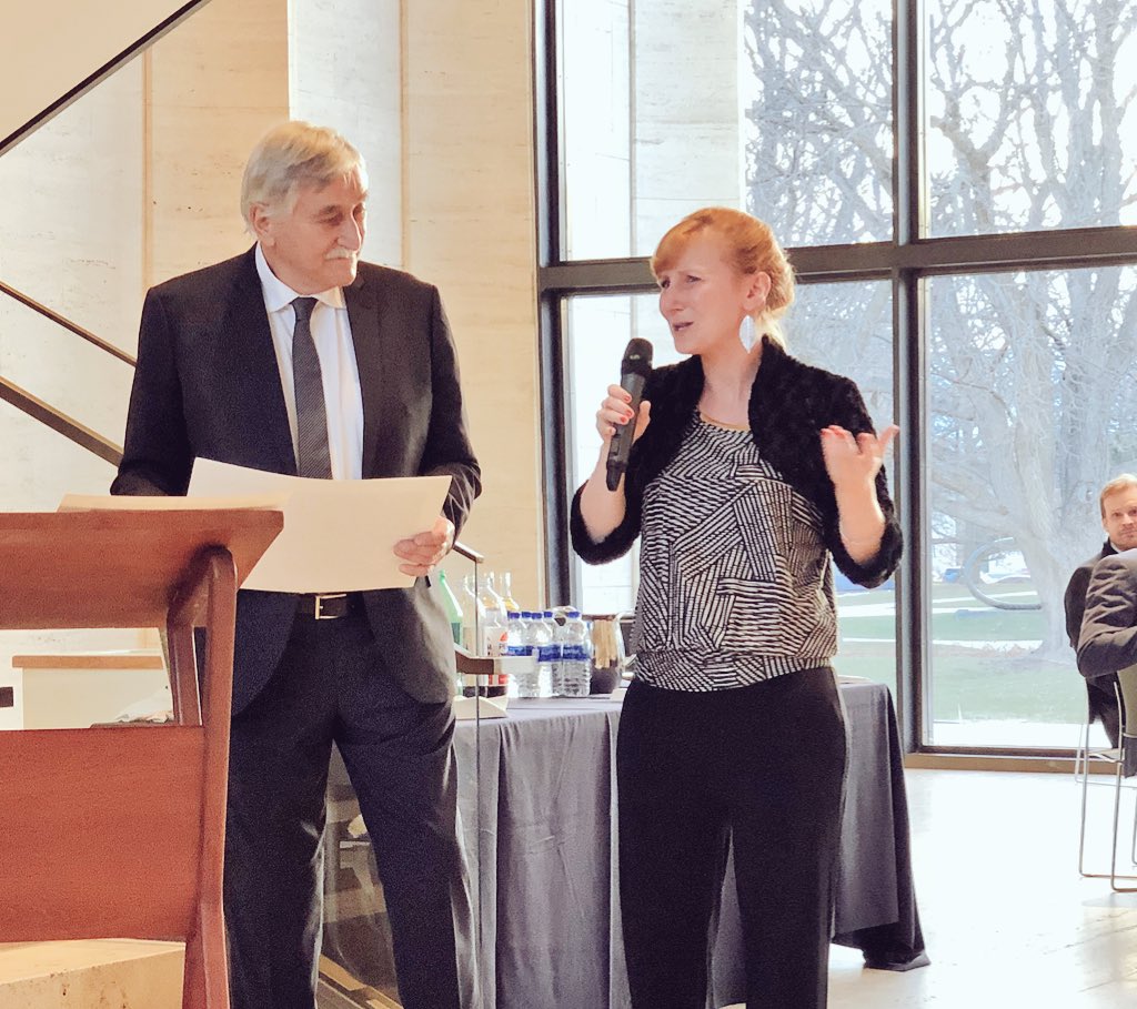 SoniaFeigenbaum's tweet photo. A moving end to @UNLincoln #PragueSpring50. Congratulations to @jameslesueur @UNLHistory @P_A_Simpson @MarianaCapkova for a thought provoking week of conversations and performances commemorating Prague 1968. https://t.co/tcHw8ZZdQU