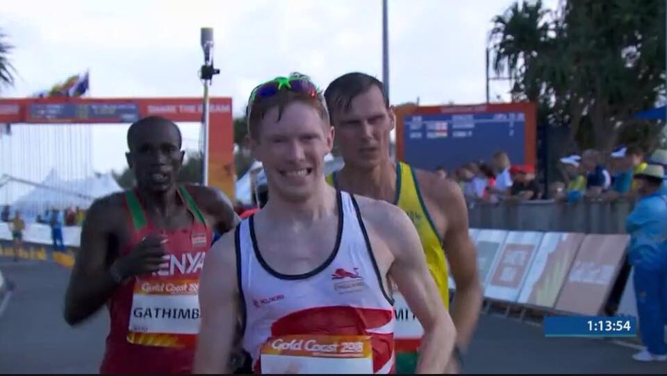 KnowsleyHarrier's tweet photo. A massive well done to our second claim athlete @TomBosworth who has secured a Commonwealth Games silver medal in the 20km race walk with a British record time of under 1:20:00! 🥈 https://t.co/IVD7AQgEqP