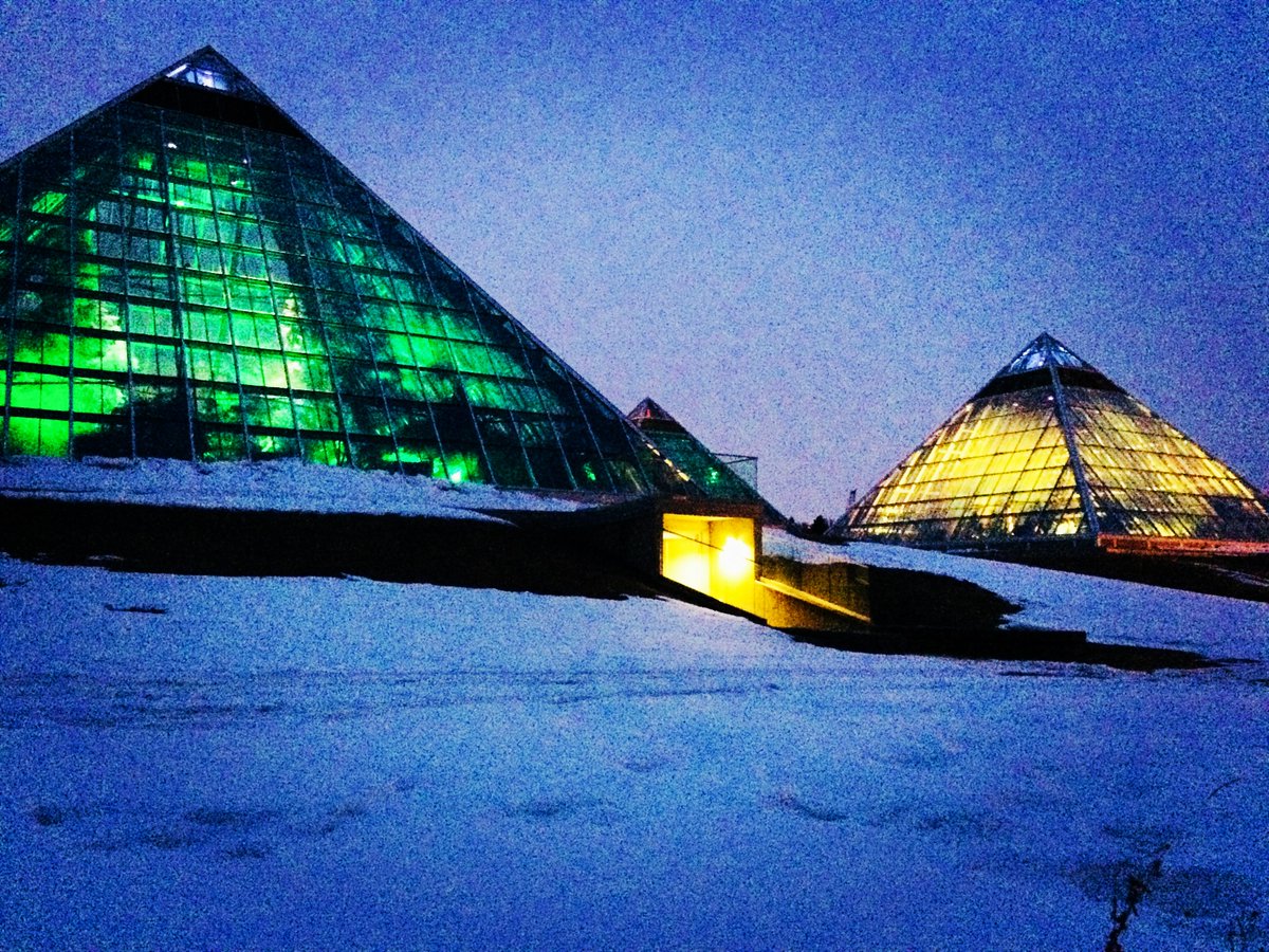 Tonight in Edmonton, City Hall is lit green, and the Muttart Conservatory is lit in green and gold, the forever colours of the <a href="/HumboldtBroncos/">Humboldt Broncos</a>.