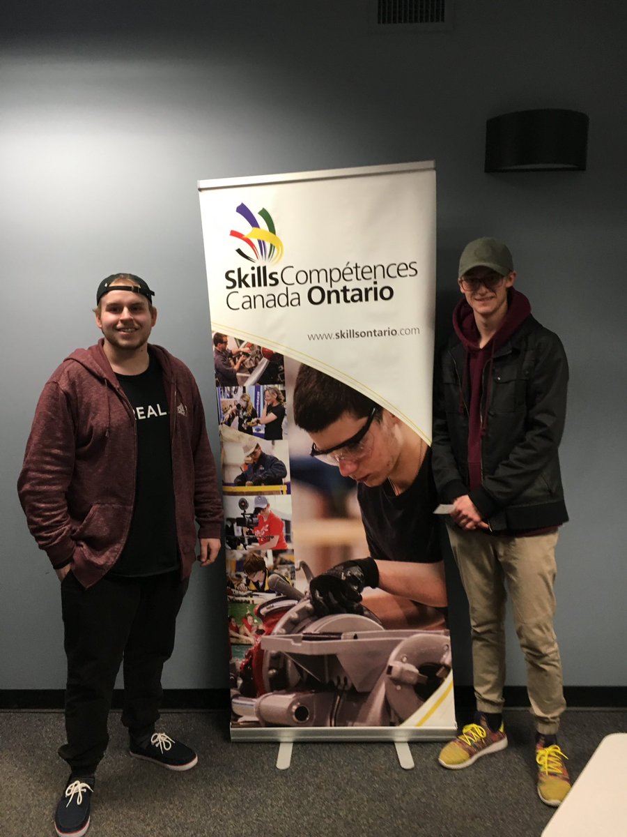 STA_Kenora's tweet photo. A HUGE congrats to Kellen and Ben who placed 3rd in the skills comp for TV production in Thunder Bay! They move on to provincials in may. https://t.co/jJsHOrnbhz