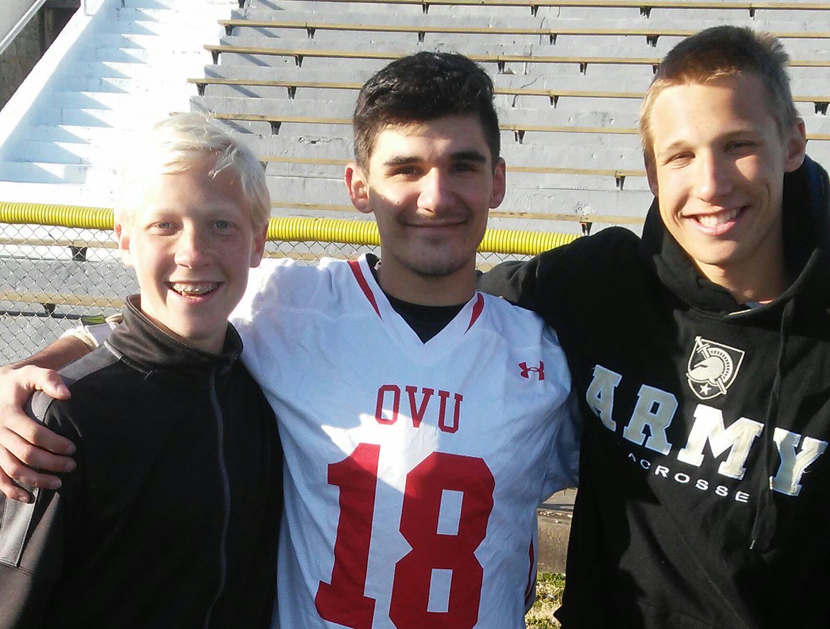 fvlax's tweet image. A good day with @kcwheels1 watching our 'oG' bury a couple goals and @OVULacrosse get a win.  #SB2018 #RoadPaver #Gr18 🎃🐯