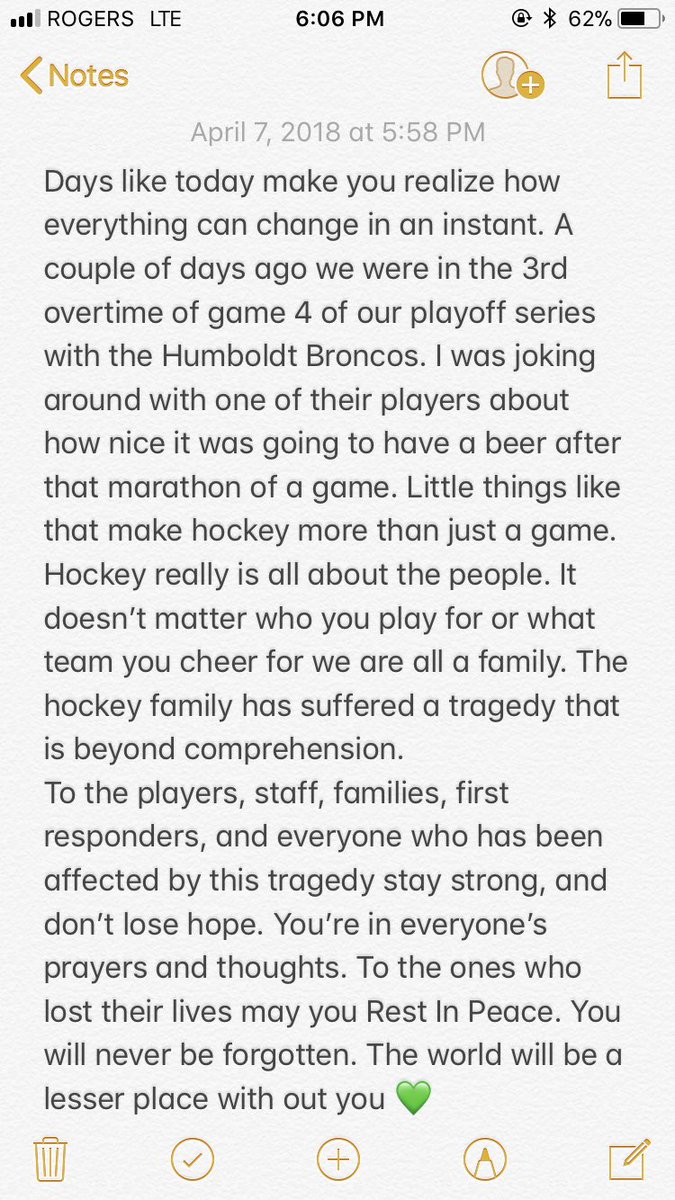 t_lench's tweet photo. #PrayersForHumboldt https://t.co/kzSqlitnx9