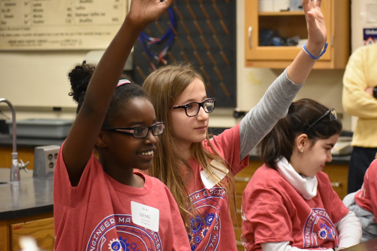 UniversityACES's tweet photo. An amazing GEMS Day at Bethel for our 5th grade girls! What an opportunity! Bright futures ahead! @UniversityACES #BethelSTEM #GEMS2018 #AHSchools https://t.co/3xgj4bhXN4