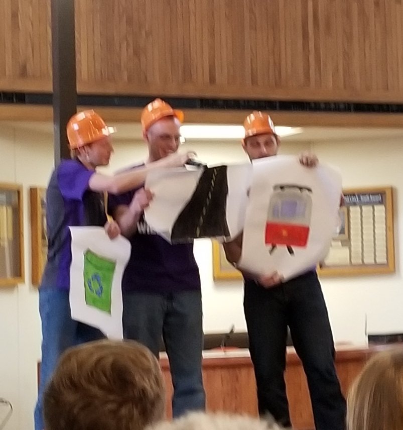 NSPEPrez's tweet photo. @KStateEngg Thanks to #SteelRing students, dept. leaders, faculty and @KStateAlumni for promoting Open House. 96 years of communicating the value of engineering to the public! https://t.co/UjXTuJCEge