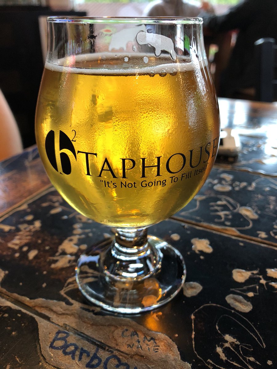 HMBarrelAged's tweet photo. Our Saison Blanc is on at @b2_taphouse right now. Add a little sunshine to your rainy Saturday and stop by for tulip. https://t.co/daK1cunmIg