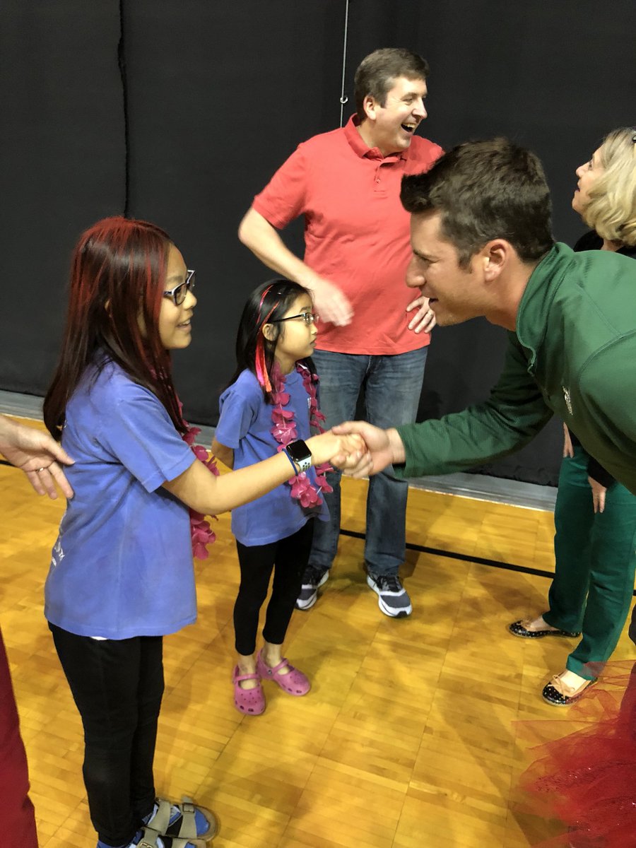 Charlotte49ers's tweet photo. “Your smile, that’s your logo. Your personality, that’s your business card” 

Spending our Saturday night getting in some extra steps! 🕺🏼👯‍♀️ 

Thank you @CharlotteFTK for having us! 

#FTK https://t.co/kfDqqY8drJ