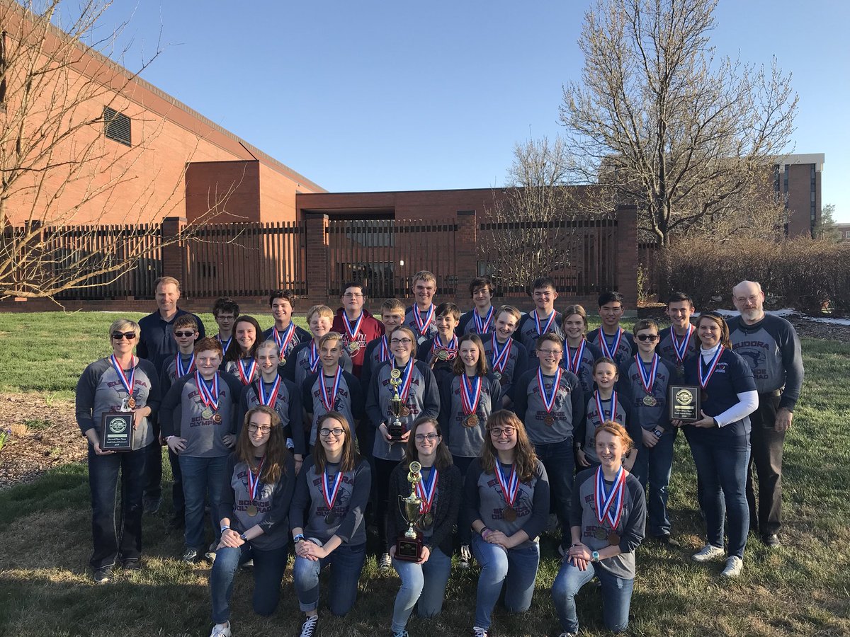 EudoraHS's tweet photo. HS got 2nd Place at State and MS got 3rd Place at State. https://t.co/AZCz7tbnIZ