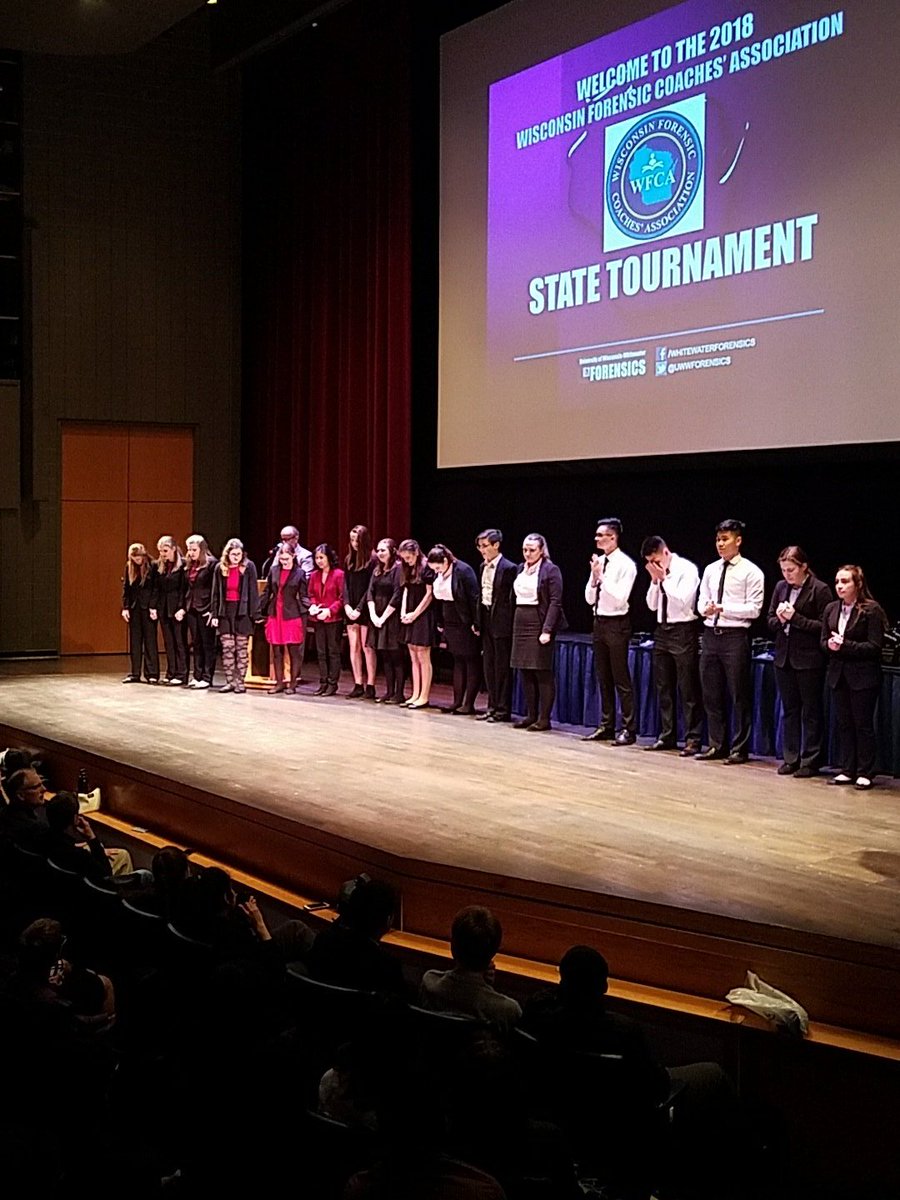 WFCAforensics's tweet photo. Congratulations to our 2018 State Finalists in Group Interp! #WFCAstate2018 https://t.co/65HBPgIJN4