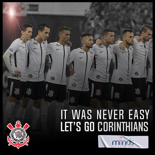 It was never easy! Let's go, Corinthians!

#VaiMinds #VaiCorinhians