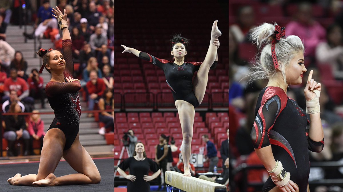 RUGymnastics's tweet photo. "All three of these young ladies have so much to be proud of."
Recap from NCAA Regionals: https://t.co/U6bGfnZDub
#RUGym #weRpowerful #nineTEAM https://t.co/01wbsgSAqo