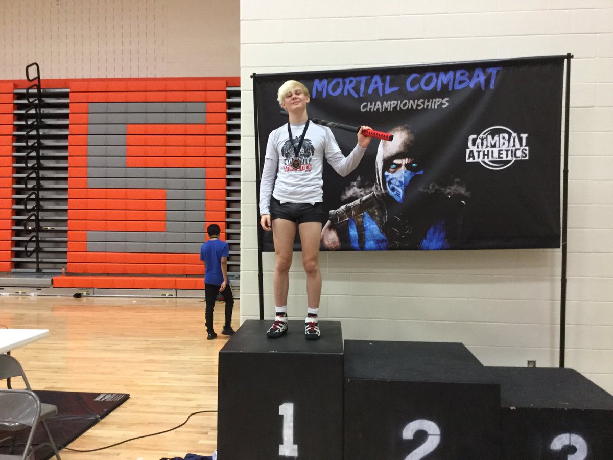 kdharris21's tweet photo. 2018 Mortal Combat 132 pound Champion!  Way to go SPH!  Proud of you!  Excellent event run by the @Combat_Athletic Family!  #combatstrong #scraplife https://t.co/tdQaeK39a7