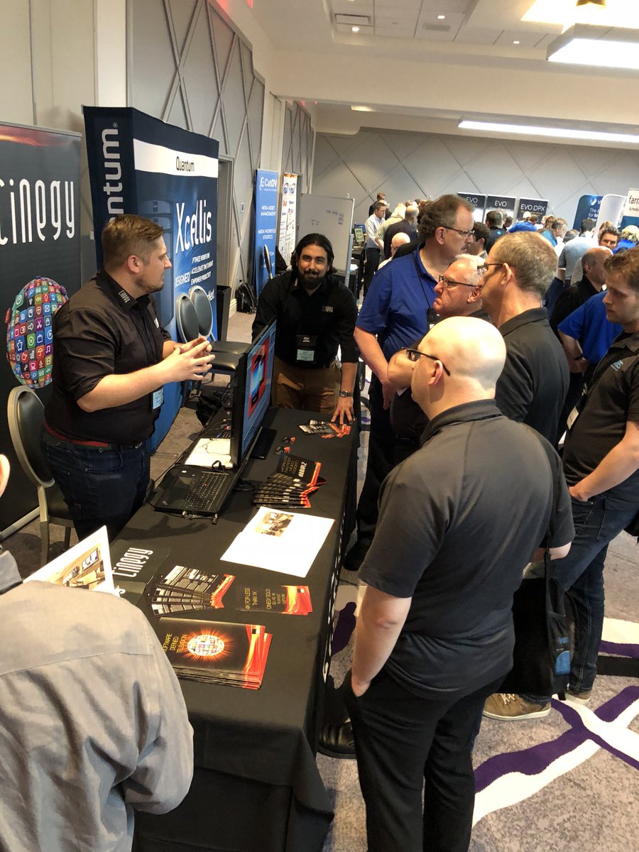 cinegy's tweet photo. Really busy &amp; successful day 1 of @JBA_Dist for #playout #automation #broadcast #PreNAB #NABShow #nabvision #jbatechevent https://t.co/PpB1shbOCK