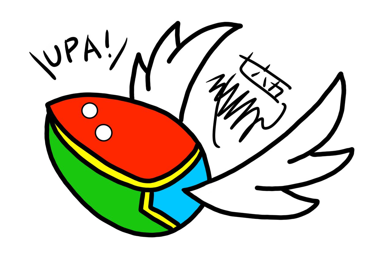 Shamron ドコナークロッカー 真夜中に絵描き動画をあげた奴の完成イラスト 1枚目からオパオパ エビオパ ウパウパ ジリウパ ファンタジーゾーン スケッチブック アプリ お絵かき