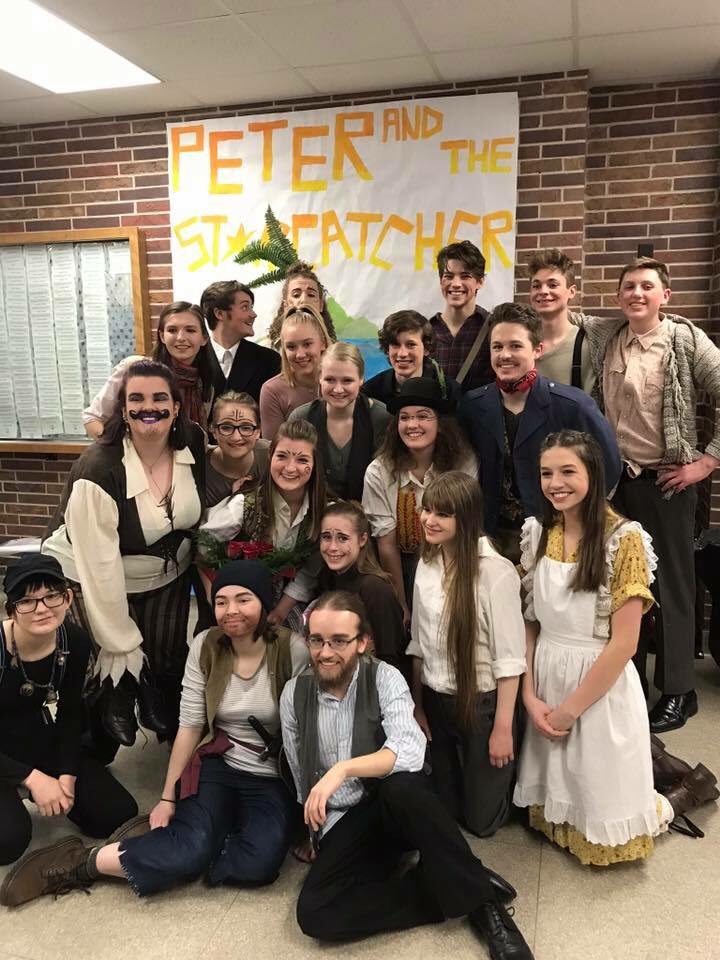 troupe3185's tweet photo. Thank you to all who came to “Peter and the Starcatcher” and joined us in Neverland! It’s a show we won’t soon forget. “To have faith is to have wings.” https://t.co/T09TzjLtBX