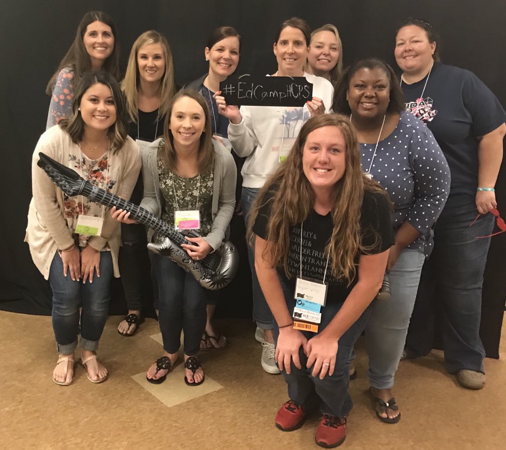 ElemBoyette's tweet photo. Wonderful day of learning @EdCampHCPS. We have the Best Staff Ever and Best Students Ever! https://t.co/adI5d5TEgT
