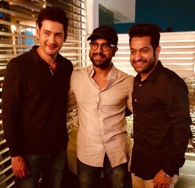 Kiran_Korapati's tweet photo. This is Triple Surprise..
Unexpected...
3 Big Family Heroes In 1 Pic https://t.co/4u5qtYUJ4J