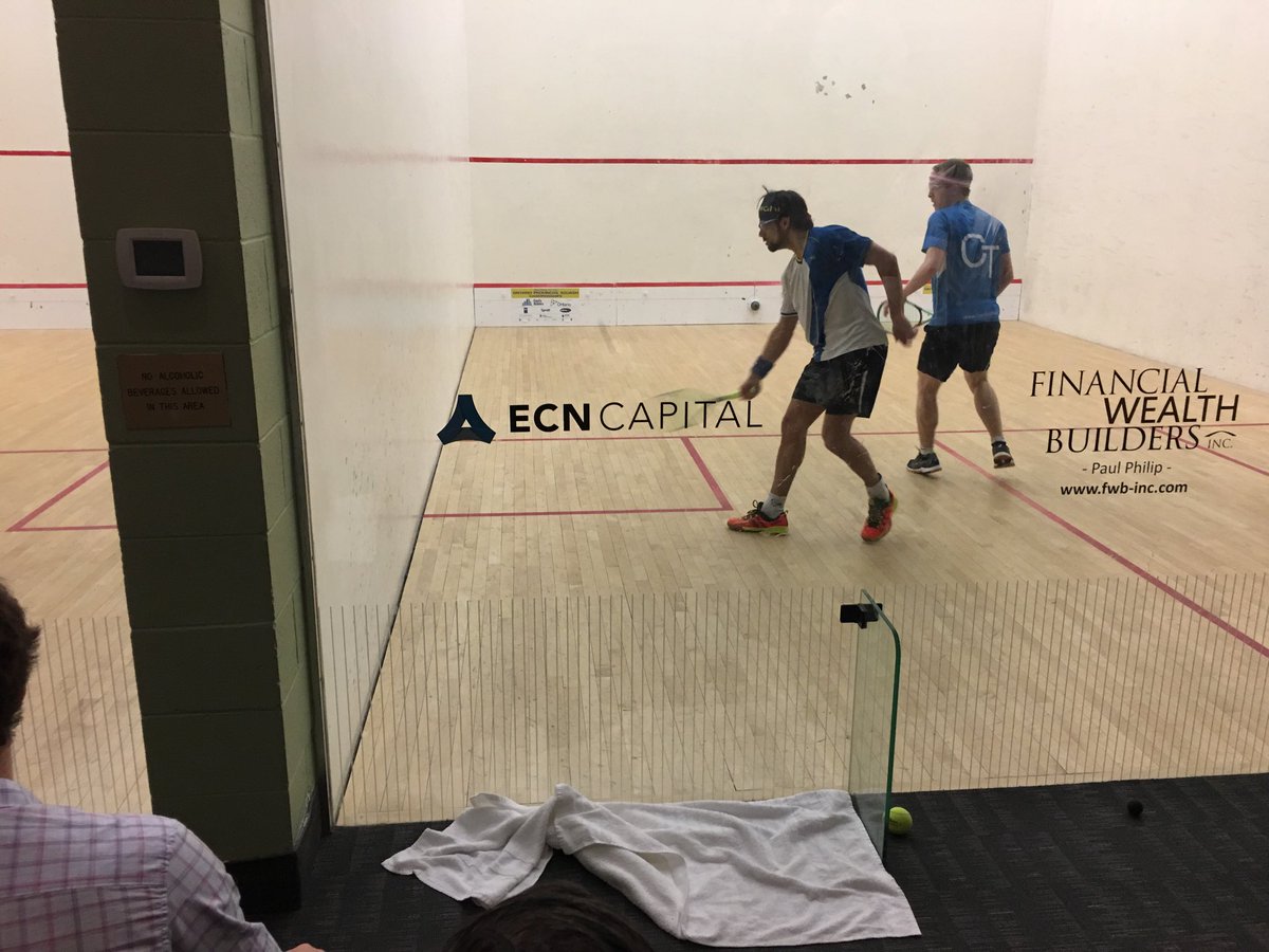 TOSportsCouncil's tweet image. Ontario Open @PBLInsurance Squash Championships Mens Open semi-final @mccuemike over @ShawnDelierre 3-2 great technical entertaining Squash ! @CityMichaud @SquashOntario