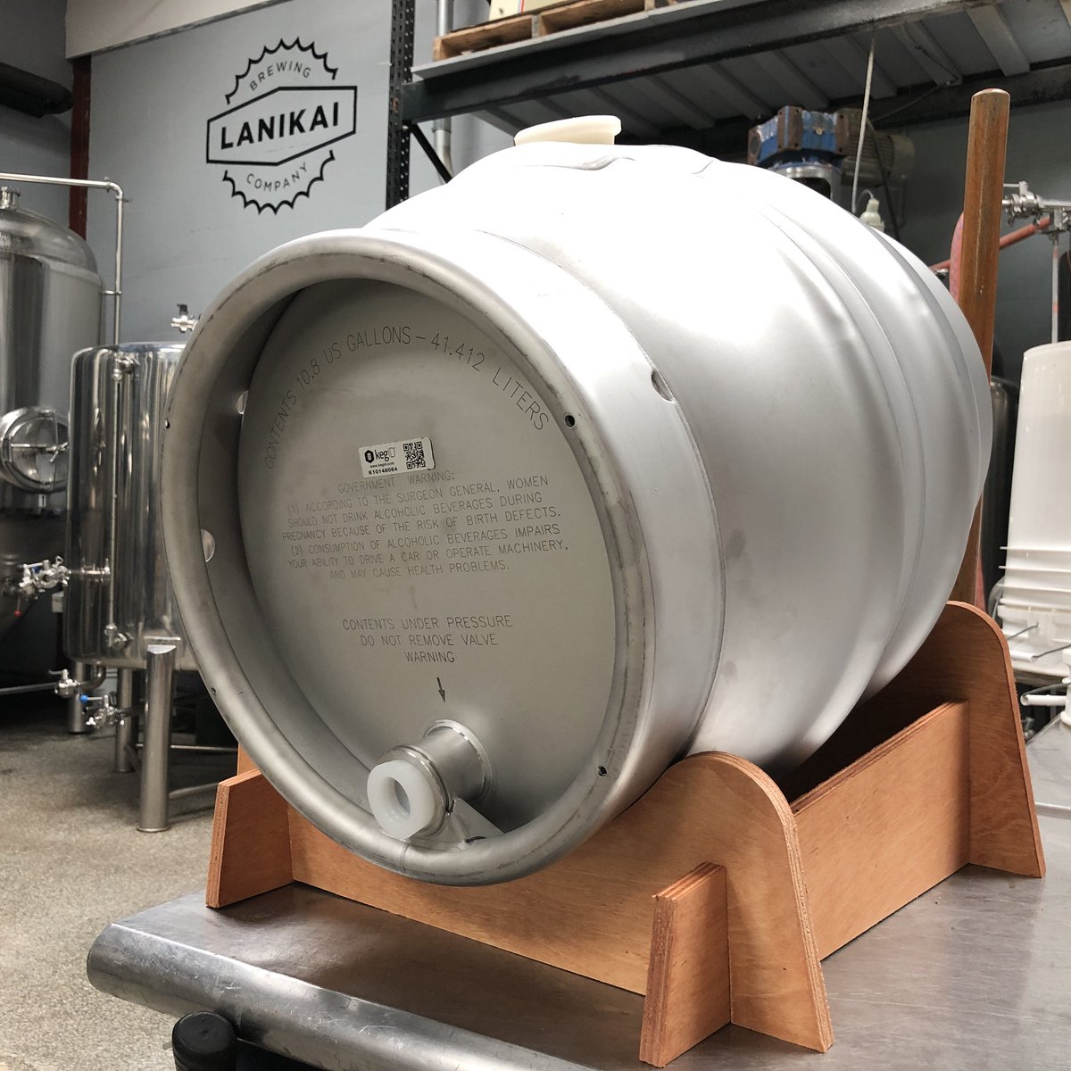 Happy #NationalBeerDay! We're so stoked we got ourselves a firkin, and we'll be putting it to use next Friday the 13th. What Lanikai beer should go in? 🍻