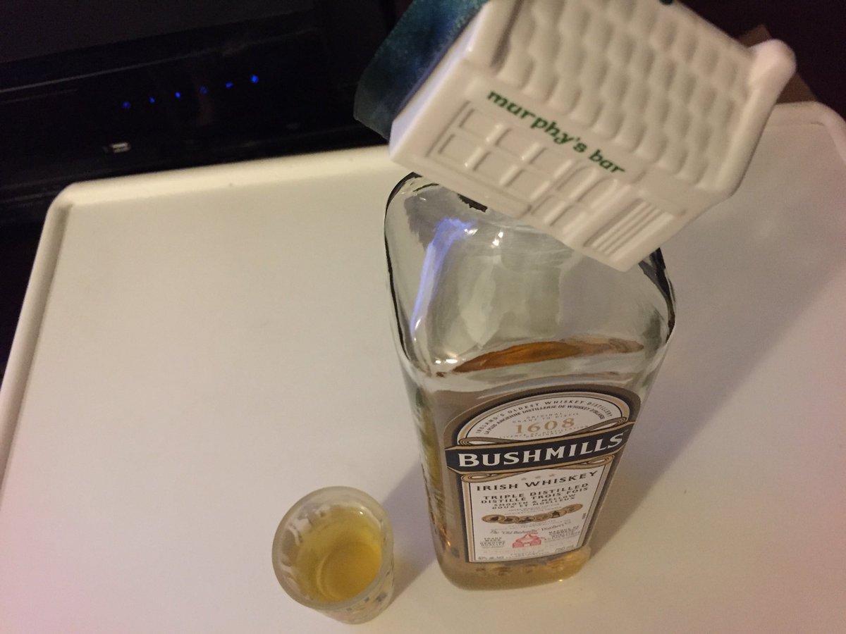louturco's tweet photo. An Irish toast for Mr. Murphy's 85th birthday #MurphysBar #slainte @BushmillsGlobal or as we Italians say #centanni ..also good for my #bronchitis https://t.co/q0BMK9WNHw