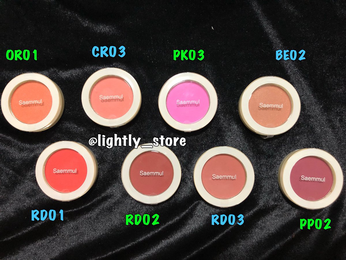 lightly_store's tweet photo. Saemmul Blush 🌸บลัชออนเนื้อฝุ่น🌸พร้อมส่งจ้า 😘#PP02 #PK03 #CR03 #RD01 #RD02 #RD03 #OR01 #OR02 #RD01 #BE02💕เข้าใหม่💕

ราคา 220 บาท

#พร้อมส่ง #ชี้เป้าโปรถูก #saemmul #blush #saemmulrd02 #ปัดแก้มสวย #ปัดแก้มฮิต #เครื่องสําอางค์เกาหลี #รีบมาตำ #จัดไป #ใช้ดีบอกต่อ #howtoperfact https://t.co/Yr1Fl1w1Ym