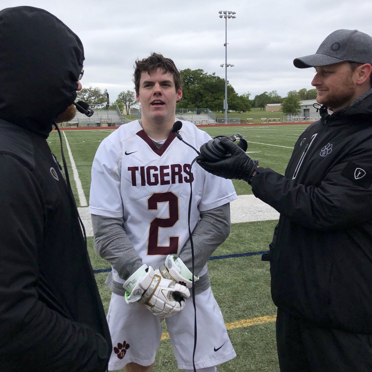 drip_lacrosse's tweet photo. 17-8 win over @CedarParkLax in the cold. @connor_jamail earns the #HAMMER and had a great post game interview with #KDRP @SunRadioTX after a 4 goal 4 assist performance! https://t.co/gE4b0tE2lo