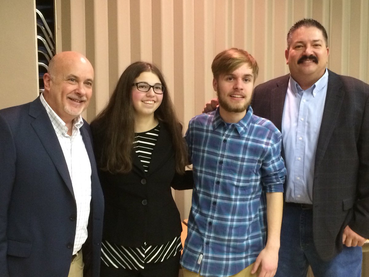 MarkPocan's tweet photo. Great turnout today for @TownHallProject #TownHallForOurLives. Thanks to @IronStache @susanna4change &amp; Maddigen for ensuring voices are heard. Missed @PRyan in his own home town. Hope he watches the video! #Democracy https://t.co/2TPx1VijgG