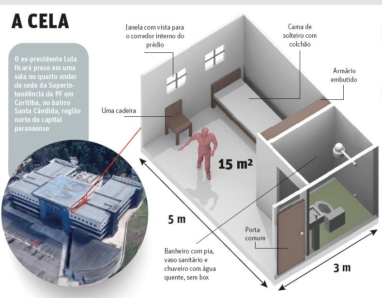 Cela com TV e banho quente espera por Lula otempo.com.br/capa/política/…