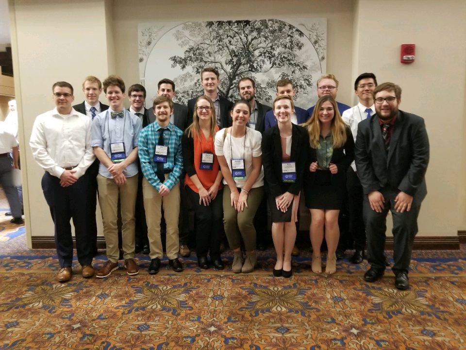 Go badgers! We had a strong group of attendees at <a href="/ANS2018Student/">ANS 2018 Student Con</a>, including <a href="/krose621/">Dr. Kalin K</a> @aswenson5421 <a href="/Calvo_Malvo/">SupercritiCalv☢️</a> #ANSMeeting