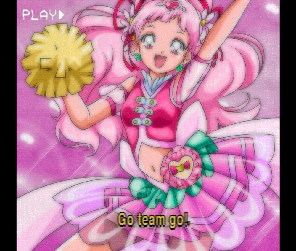 I redraw this scene from the last episode of KiraPuri on a 90's
